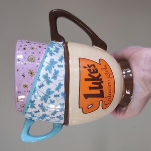 Luke's Gilmore Girls Stacked Mugs Novelty Collectible Mug (Licensed Product) ☕